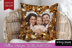 Gem Texture Photo Pillow PNG - Gemstone Picture Frame Pillow Product Image 1