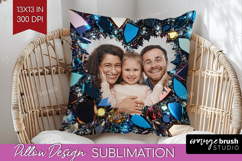 Gem Texture Photo Pillow PNG - Gemstone Picture Frame Pillow Product Image 1