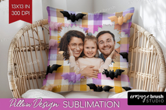 Halloween Photo Pillow PNG - Spooky Picture Frame Pillow Product Image 1