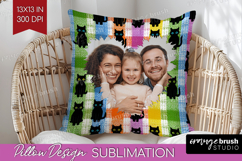 Halloween Photo Pillow PNG - Spooky Picture Frame Pillow Product Image 1