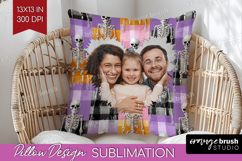 Halloween Photo Pillow PNG - Spooky Picture Frame Pillow Product Image 1