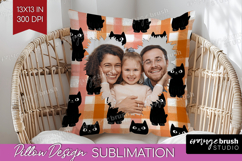 Halloween Photo Pillow PNG - Spooky Picture Frame Pillow Product Image 1