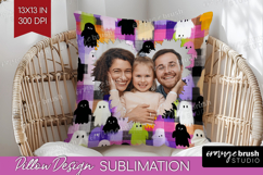 Halloween Photo Pillow PNG - Spooky Picture Frame Pillow Product Image 1