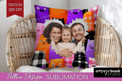 Halloween Photo Pillow PNG - Spooky Picture Frame Pillow Product Image 1