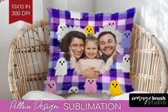 Halloween Photo Pillow PNG - Spooky Picture Frame Pillow Product Image 1