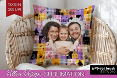 Halloween Photo Pillow PNG - Spooky Picture Frame Pillow Product Image 1