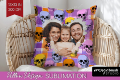 Halloween Photo Pillow PNG - Spooky Picture Frame Pillow Product Image 1