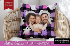 Halloween Photo Pillow PNG - Spooky Picture Frame Pillow Product Image 1