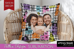 Halloween Photo Pillow PNG - Spooky Picture Frame Pillow Product Image 1