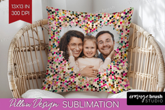 Heart Pattern Photo Pillow PNG - Valentines Day Picture Product Image 1