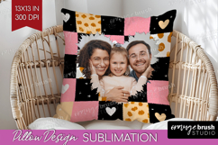 Heart Pattern Photo Pillow PNG - Valentines Day Picture Product Image 1