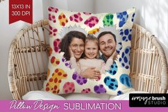 Leopard Print Photo Pillow PNG - Animal Pattern Picture Product Image 1