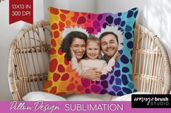 Leopard Print Photo Pillow PNG - Animal Pattern Picture Product Image 1