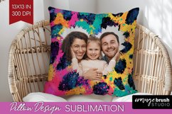 Leopard Print Photo Pillow PNG - Animal Pattern Picture Product Image 1