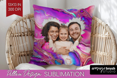 Pearl Photo Pillow PNG - Pearl Texture Picture Frame Pillow Product Image 1