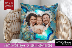 Pearl Photo Pillow PNG - Pearl Texture Picture Frame Pillow Product Image 1