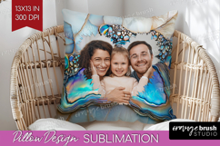 Pearl Photo Pillow PNG - Pearl Texture Picture Frame Pillow Product Image 1