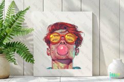 Pop-Art Man Sublimation Clipart Product Image 2