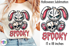 Halloween Sublimation Bundle, Creepy Voodoo Bunny Prints Product Image 11