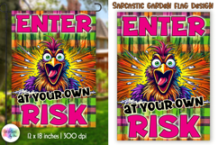 Sarcastic Garden Flag Bundle, Funny Garden Sign Product Image 9