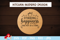 Stirring happiness, one pot at a time SVG Product Image 1