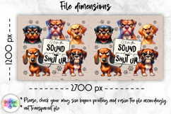 Sarcastic Coffee Mug Wraps, Funny Animal Mug Designs Product Image 3