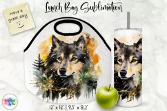 Christmas Lunch Bug Sublimation | Christmas Tumbler Wrap Product Image 1