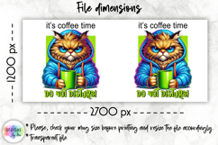 Sarcastic Animals Mug Wrap Sublimation, Cartoon Animals PNG Product Image 2