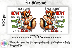 Sarcastic Mug Wrap Sublimation, Funny Quotes PNG, Racoon PNG Product Image 2