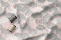 Art Deco Ginkgo Floral Seamless Patterns, Modern Floral Product Image 3