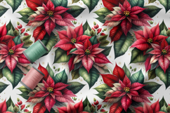 Christmas Seamless Patterns, Holiday Digital Paper Product Image 3
