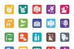 50 Future of Work &amp; Hybrid Workplace Systems Icons Product Image 2