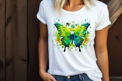 Butterfly Sublimation | Watercolour Colourful Butterfly PNG Product Image 2