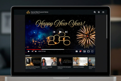 Animated Happy New Year Canva Template | Title Slide Product Image 9
