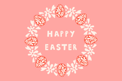 Pink Easter Wreaths, Card Templates Product Image 7