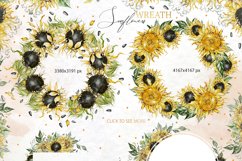 Watercolor Sunflowers Product Image 5