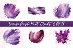 Lavender Purple Paint Clipart Product Image 1