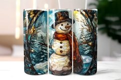 Stained Glass Christmas Skinny Tumbler Wrap Bundle Product Image 12