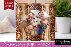 Animal Print Photo Tumbler PNG - Wild Animal Picture Tumbler Product Image 1