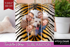 Animal Print Photo Tumbler PNG - Wild Animal Picture Tumbler Product Image 1