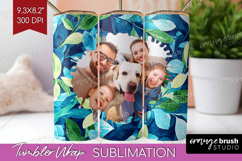 Eucalyptus Photo Tumbler PNG - Botanical Picture Tumbler Product Image 1