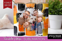 Halloween Photo Tumbler PNG - Brush Stroke Picture Tumbler Product Image 1