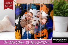Halloween Photo Tumbler PNG - Brush Stroke Picture Tumbler Product Image 1