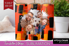 Halloween Photo Tumbler PNG - Brush Stroke Picture Tumbler Product Image 1