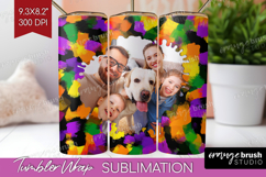 Halloween Photo Tumbler PNG - Brush Stroke Picture Tumbler Product Image 1