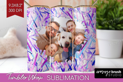 Brush Stroke Photo Tumbler PNG - Abstract Texture Picture Product Image 1