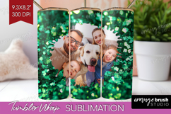 Glitter Photo Tumbler PNG - Sparkle Picture Tumbler Wrap Product Image 1