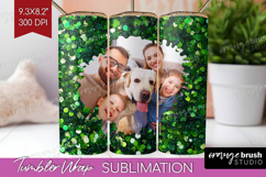 Glitter Photo Tumbler PNG - Sparkle Picture Tumbler Wrap Product Image 1