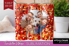 Glitter Photo Tumbler PNG - Sparkle Picture Tumbler Wrap Product Image 1
