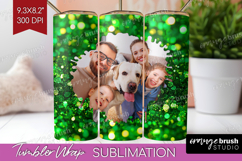 Glitter Photo Tumbler PNG - Sparkle Picture Tumbler Wrap Product Image 1